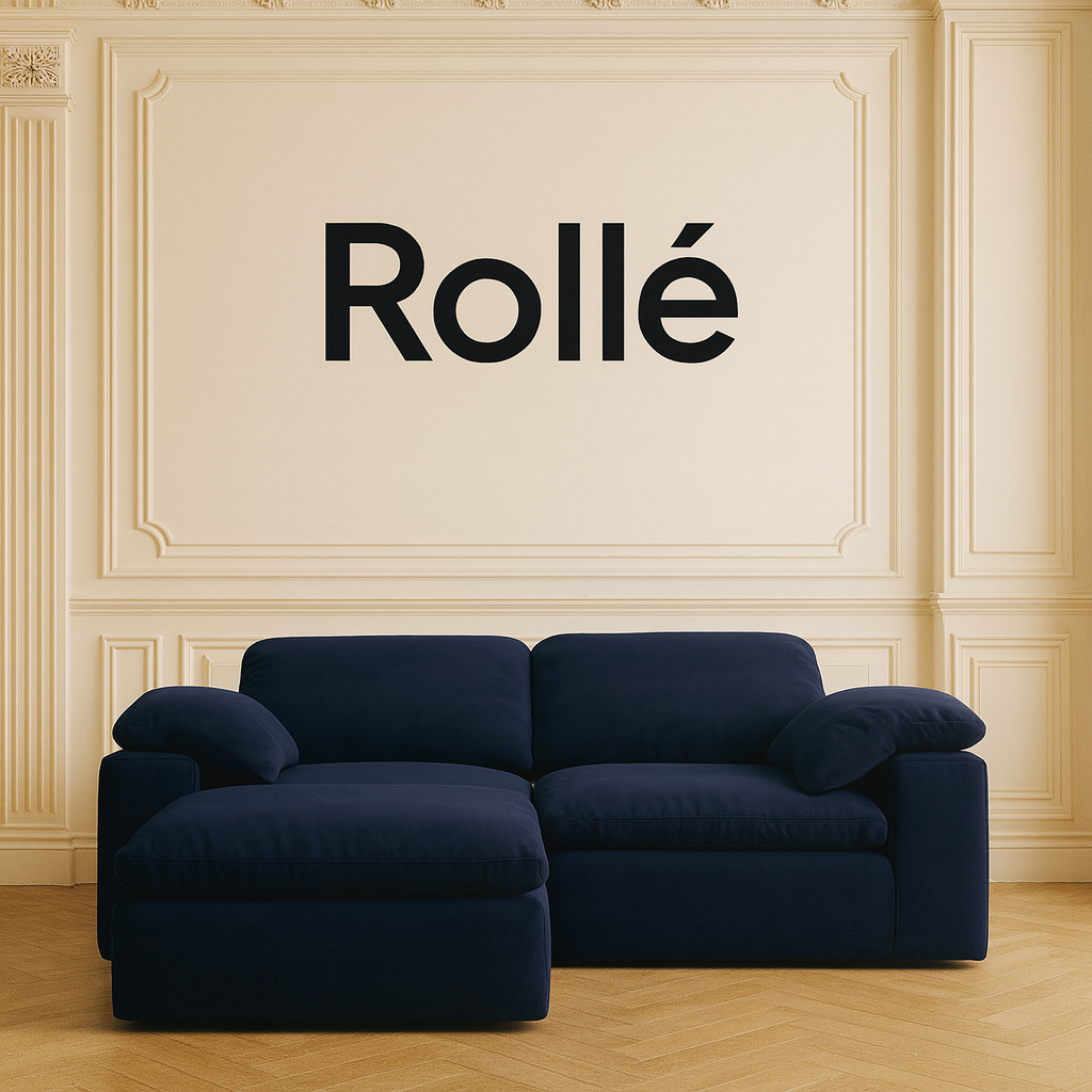 Vacuum Sealed Compression Sofa Velvet Cloud Sofa 2-seater with 1 Ottoman