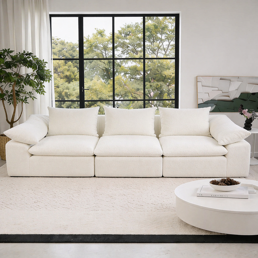 Cloud Comfort Modular Sofa | 3 Seats | Modern Lounge Sofa | Rollé® Qatar