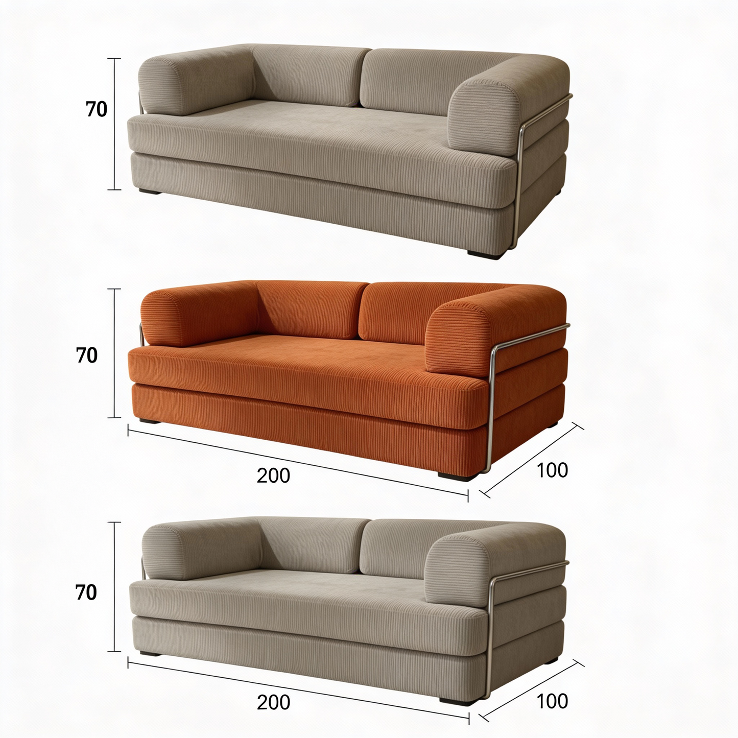 Convertible Sofa Bed | Modern Sofa Bed | Rollé® Qatar