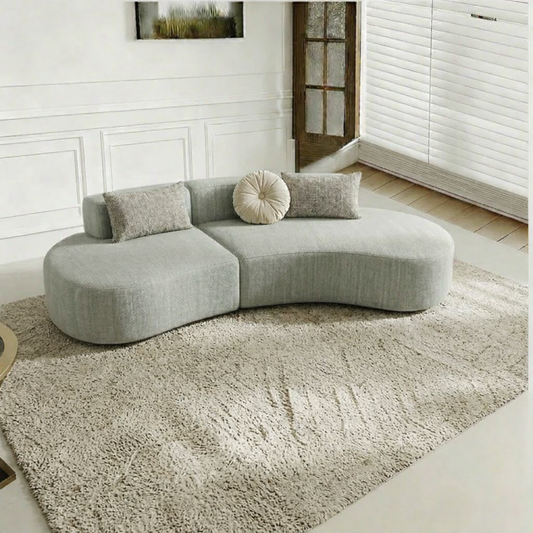 Right Curved Modular Sofa (L) | Modern Sectional Design | Rollé® Qatar