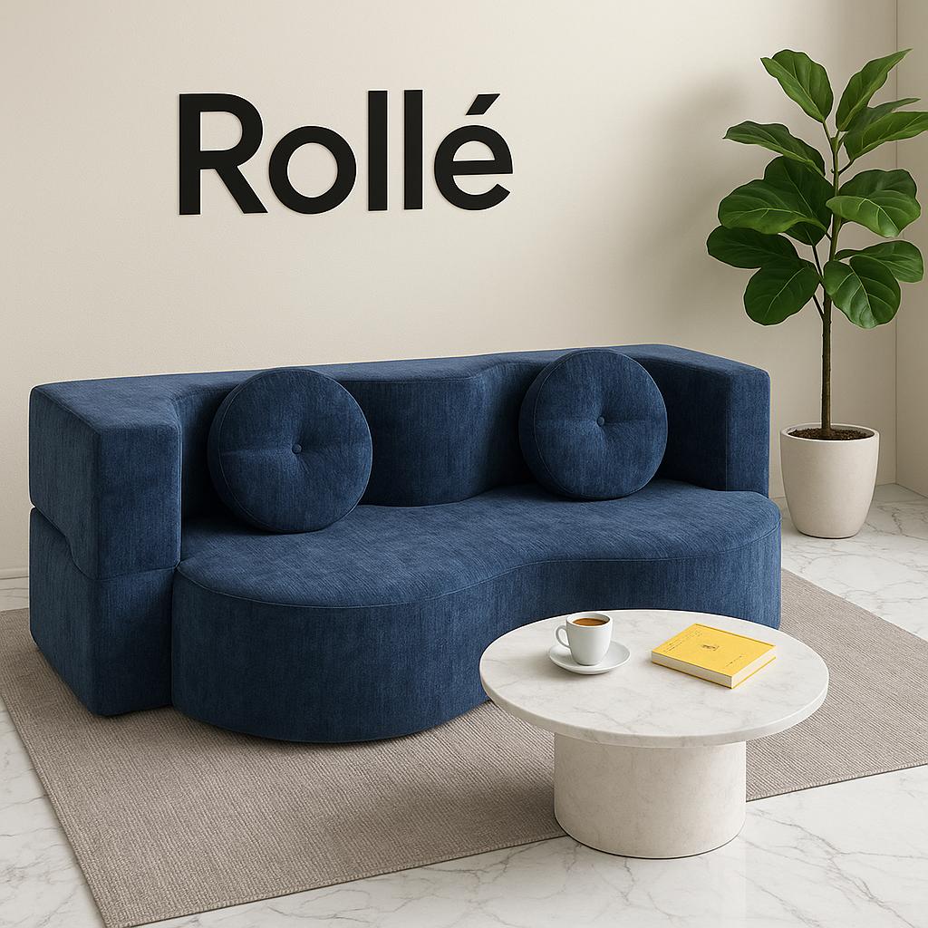 2-in-1 Vacuum Sealed Sponge Couch Compression Boneless Sofa in a Box