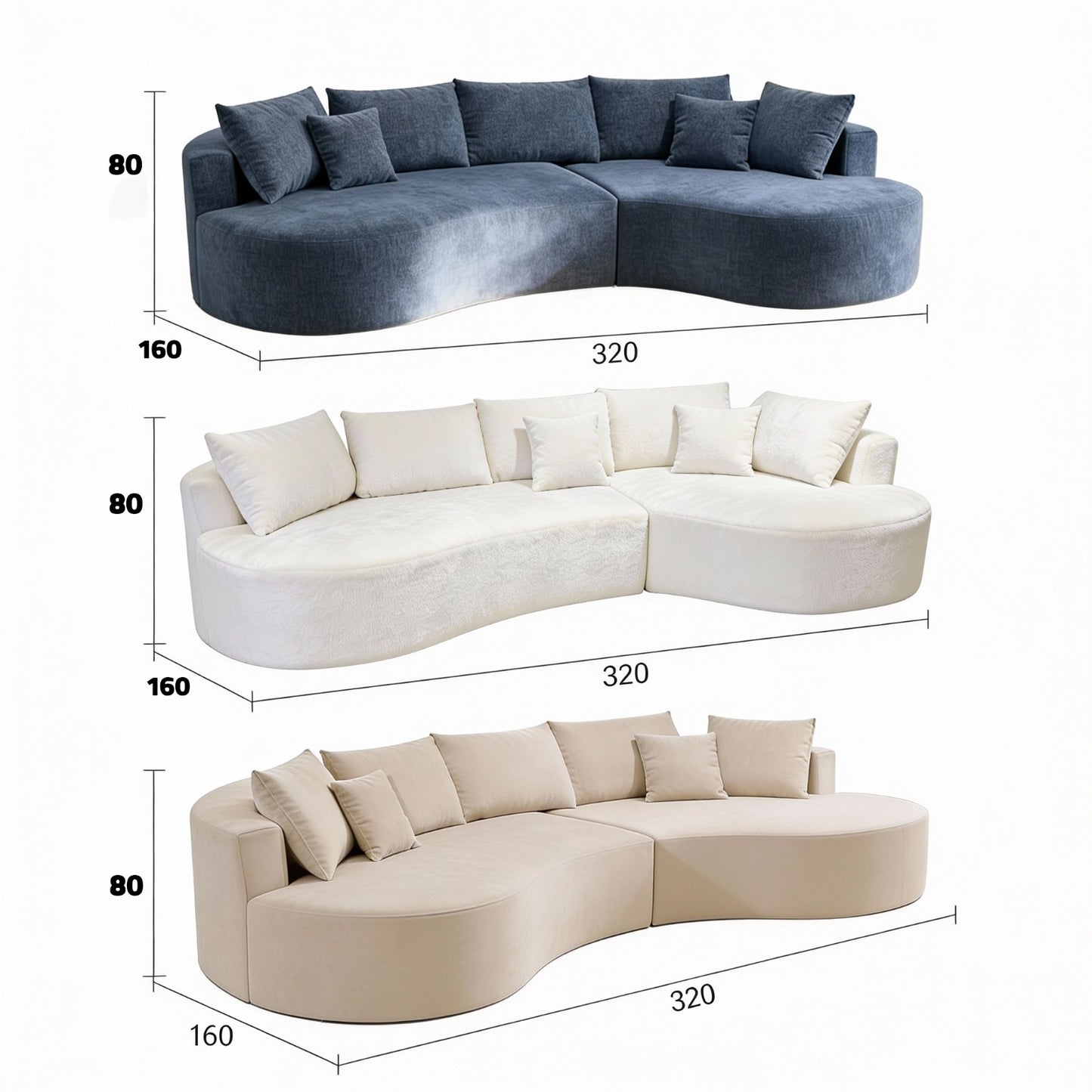 Right-Facing Modular Sofa