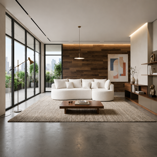 Right-Facing Modular Sofa | Curved Modern Design | Rollé® Qatar
