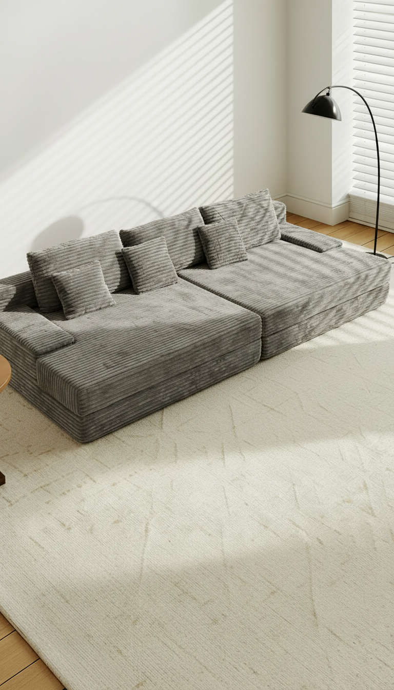 أريكة سرير قابلة للتحويل إلى وحدة نمطية