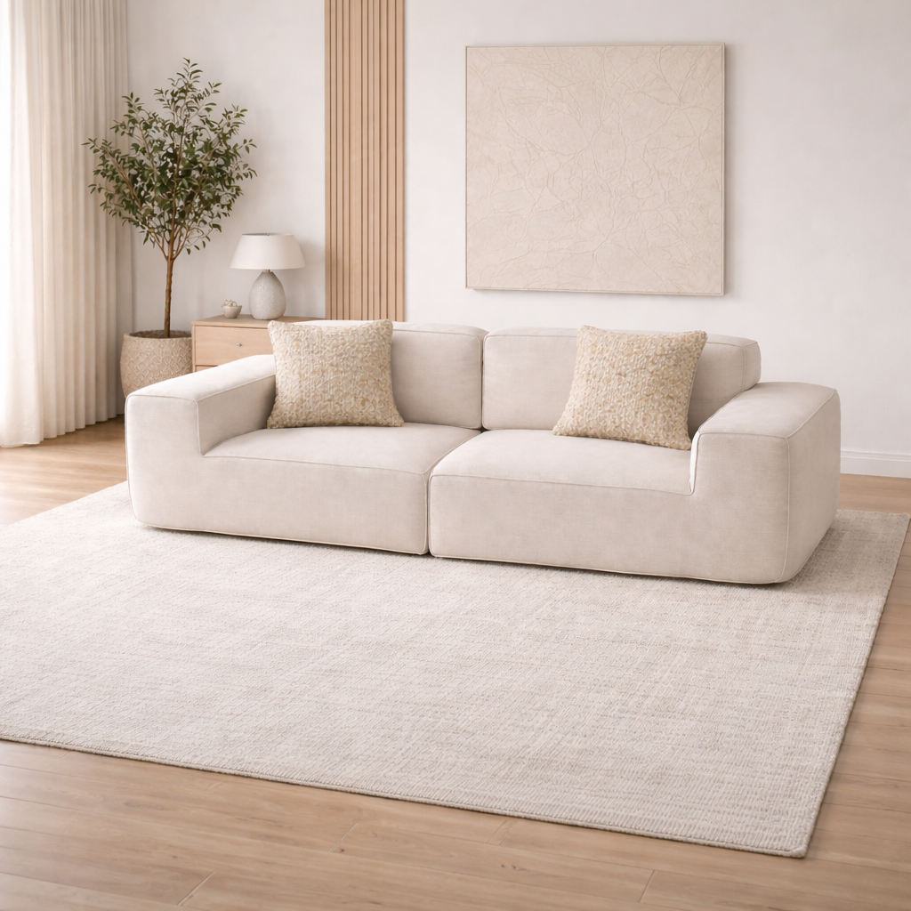 Modern Minimalist Sofa | 2 Seats | Elegant Clean Design | Rollé® Qatar
