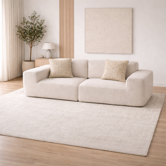 Modern Minimalist Sofa | 2 Seats | Elegant Clean Design | Rollé® Qatar