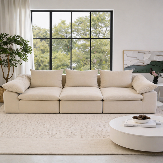Cloud Comfort Modular Sofa | 3 Seats | Modern Lounge Sofa | Rollé® Qatar