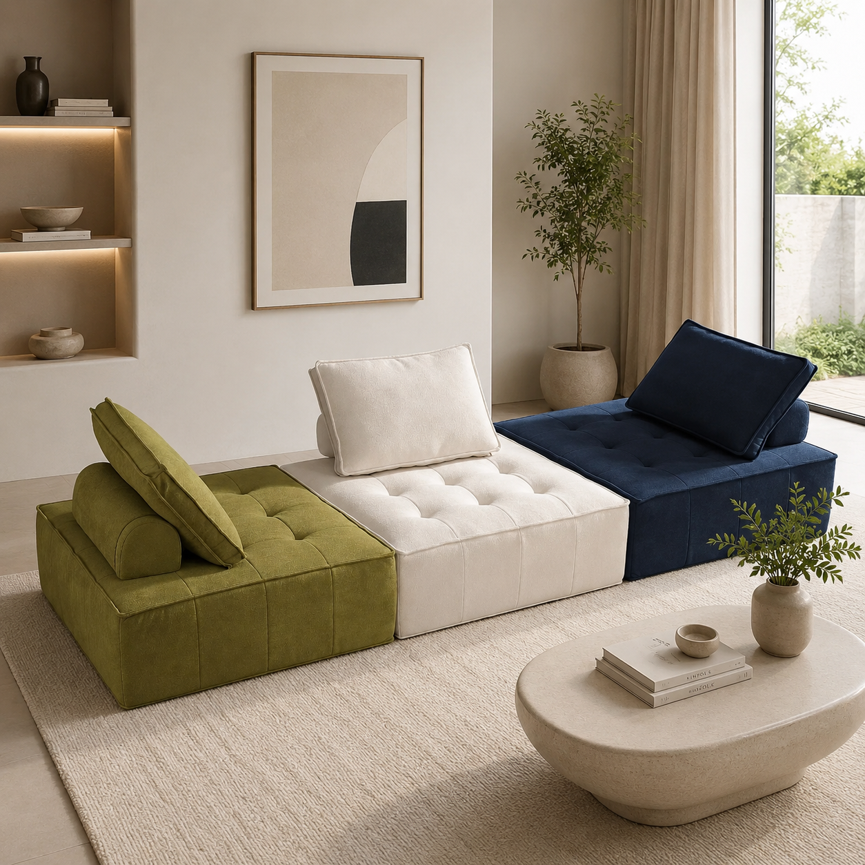 Cloud Lounge Sofa | Floor Seating | Rollé® Qatar