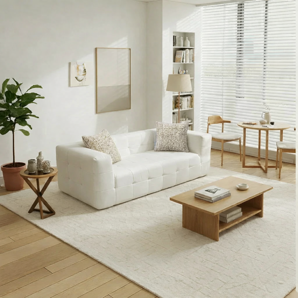 Cloud Minimalist Modular Sofa | 2 Seats | Modern Clean Sofa | Rollé® Qatar