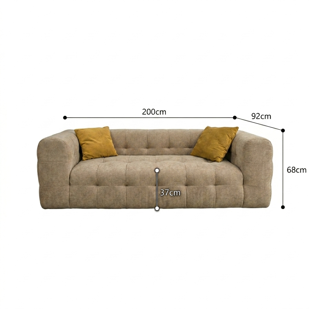 Cloud Minimalist Modular Sofa | 2 Seats | Modern Clean Sofa | Rollé® Qatar