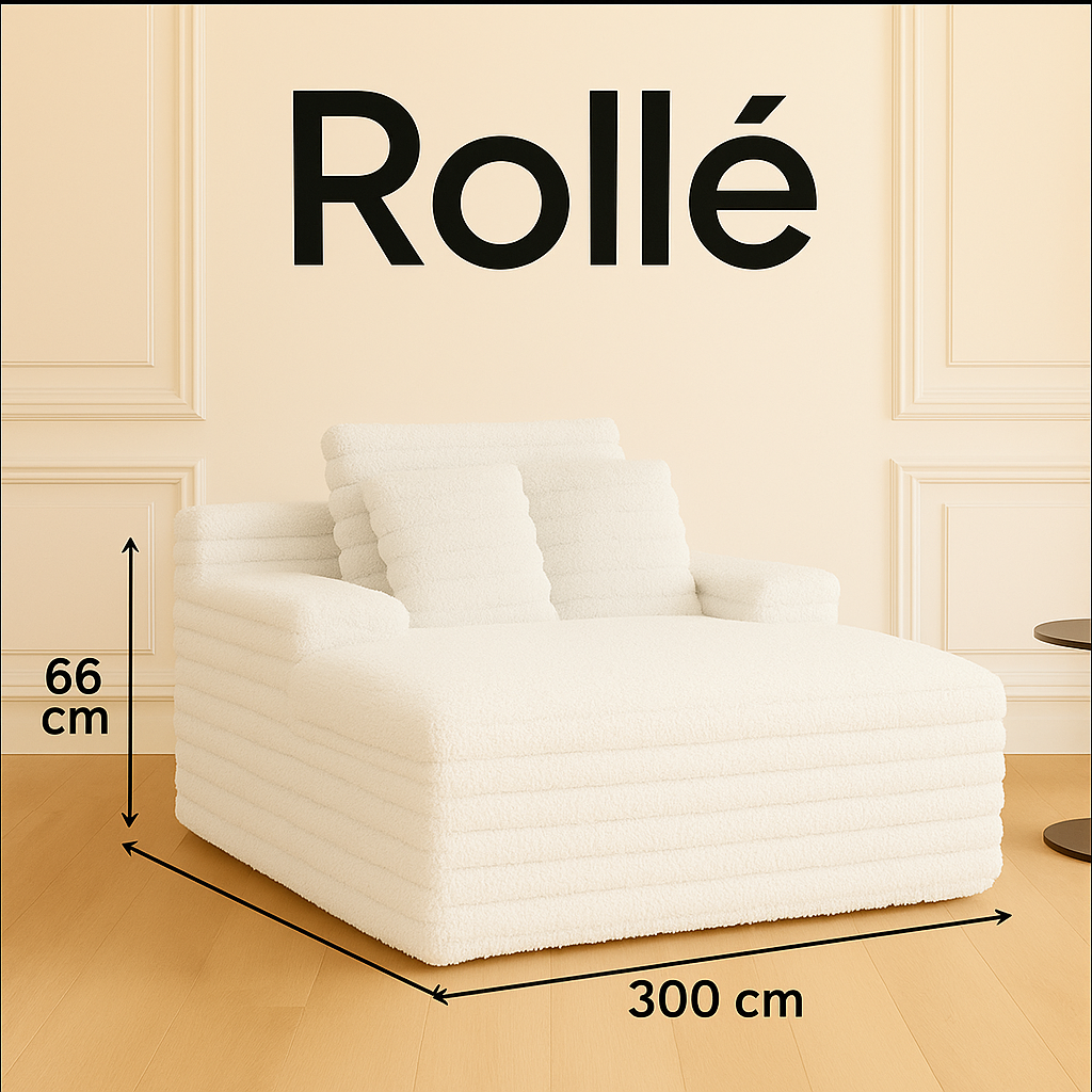 Compressed Couch Soft & Fluffy Plush Sofas with Chaise Lounge