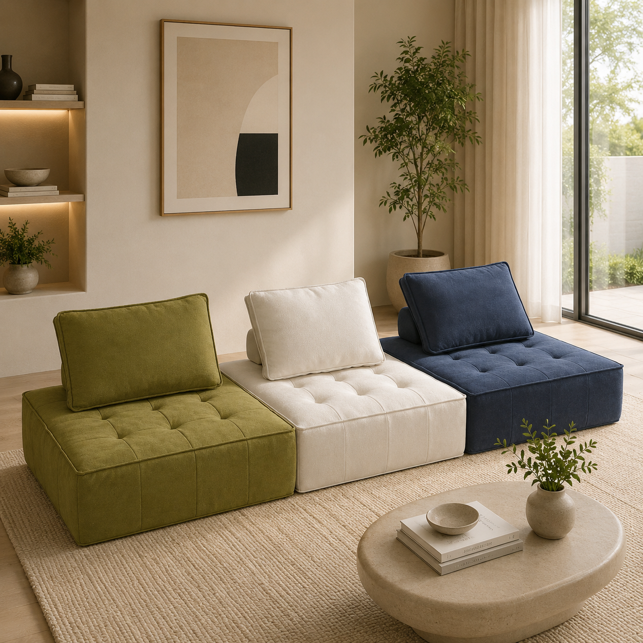 Cloud Lounge Sofa | Floor Seating | Rollé® Qatar