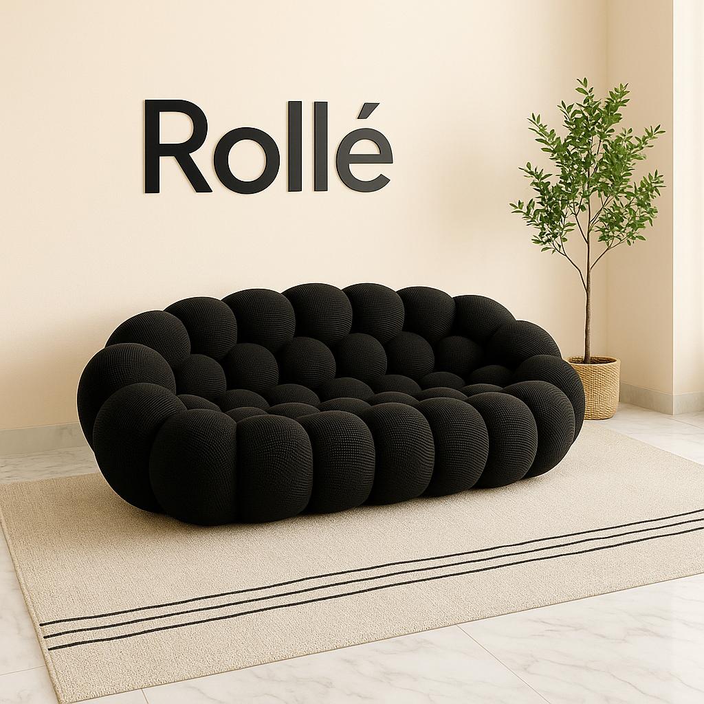 Vacuum Compression Bubble Sofa Curved Foam Couch in a box