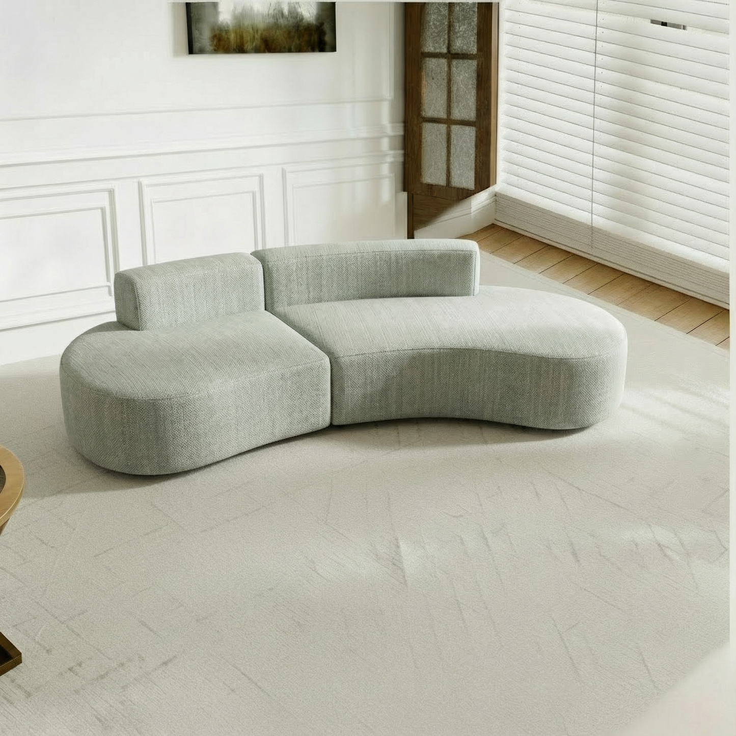 Right Curved Modular Sofa (L)