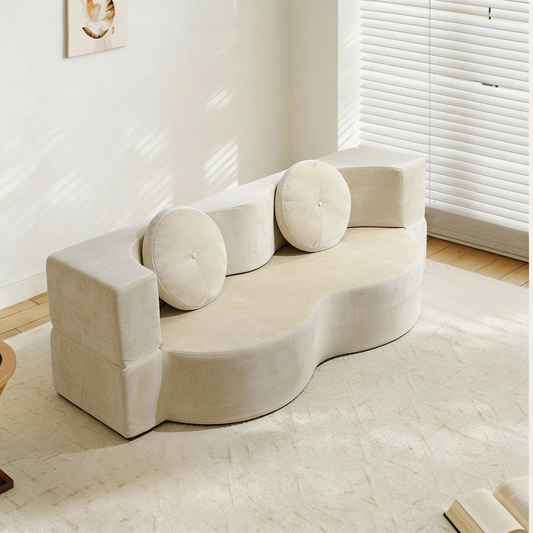 Curved Modular Sofa Bed | Convertible Sofa | Rollé® Qatar