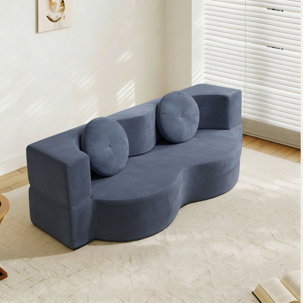 Curved Modular Sofa