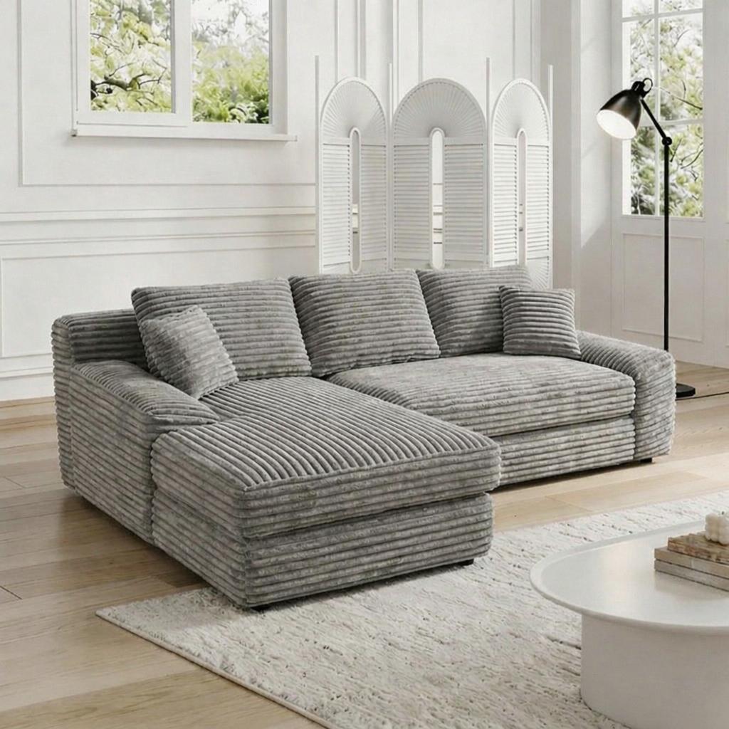 L-Shaped Sofa – Left Chaise | Rollé® Qatar
