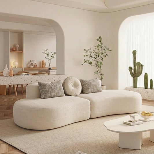 Right Curved Modular Sofa (L) | Modern Sectional Design | Rollé® Qatar